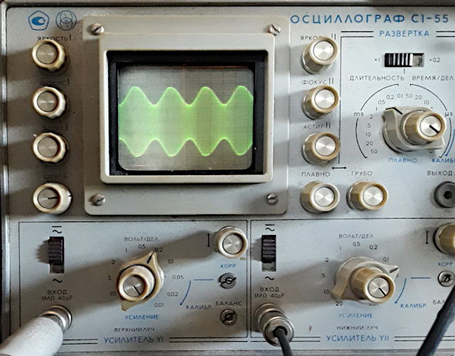 Oscilograma RF