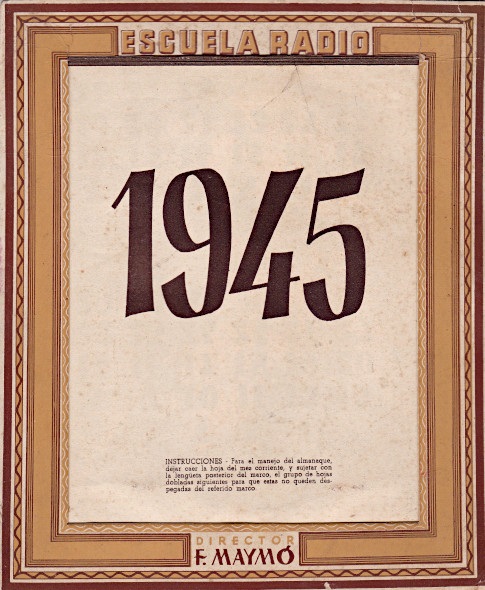 Calendario 1945